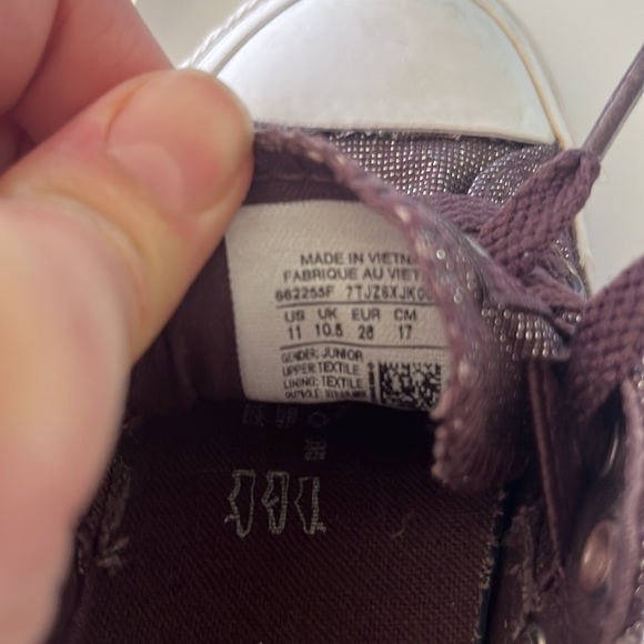 Converse Girls Shoreline sz. 11T - Picture 4 of 4